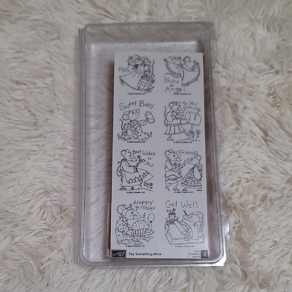 Stampin' Up! Black and White Small Pets Stamp Set